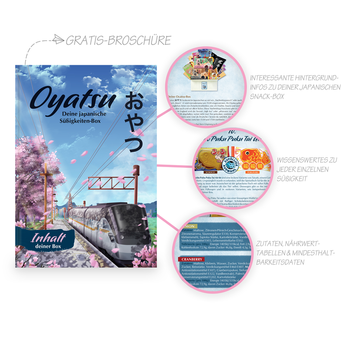 Oyatsu: Caja sorpresa con dulces japoneses